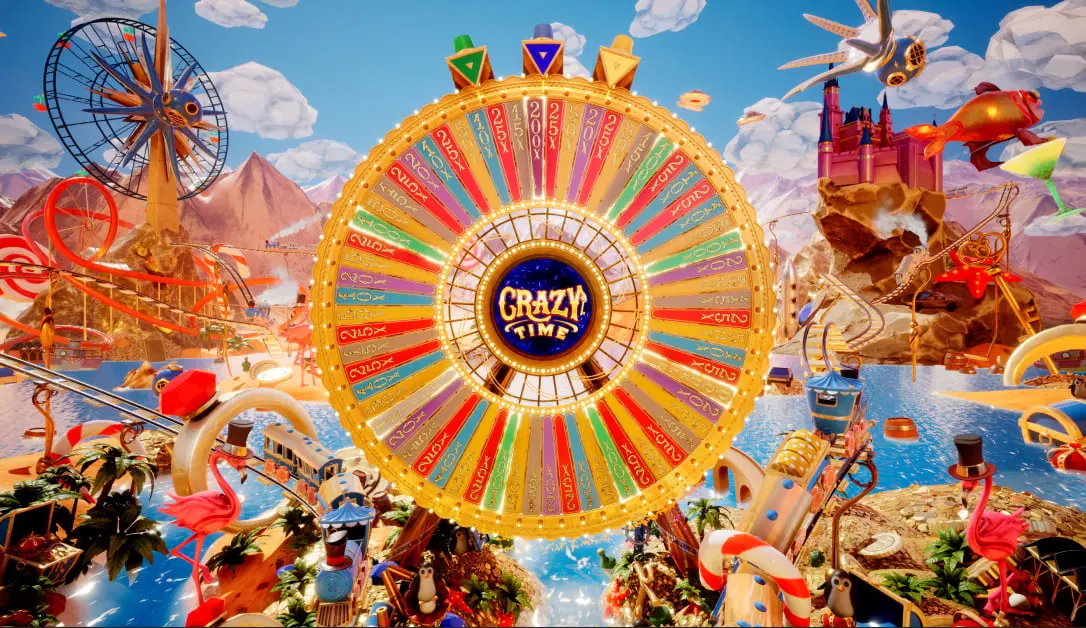 Crazy Time su smartphone e desktop